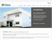 Tablet Screenshot of acsbrasil.com